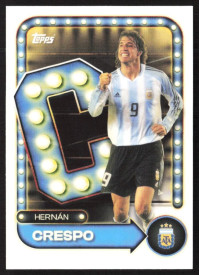 Hernán Crespo, Kartička, 2026 Topps Argentina Collector Tin, INSERT