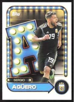 Sergio Agüero, Kartička, 2026 Topps Argentina Collector Tin, INSERT