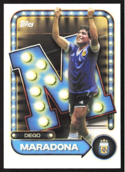 Diego Maradona, Kartička, 2026 Topps Argentina Collector Tin, INSERT