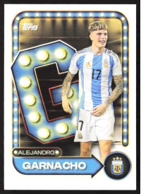 Alejandro Garnacho, Kartička, 2026 Topps Argentina Collector Tin, INSERT