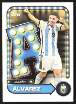 Julián Álvarez, Kartička, 2026 Topps Argentina Collector Tin, INSERT