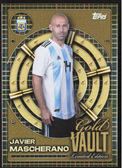 Javier Mascherano, Kartička, 2026 Topps Argentina Collector Tin, INSERT