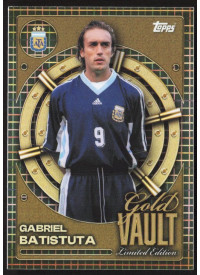 Gabriel Batistuta, Kartička, 2026 Topps Argentina Collector Tin, INSERT