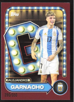 Alejandro Garnacho, Kartička, 2026 Topps Argentina Collector Tin, LIMIT
