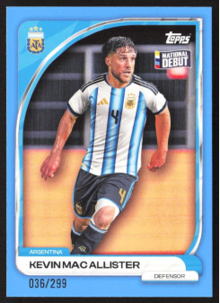 Kevin Mac Allister, Kartička, 2026 Topps Argentina Collector Tin, LIMIT