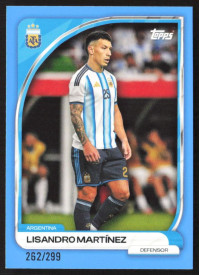 Lisandro Martínez, Kartička, 2026 Topps Argentina Collector Tin, LIMIT