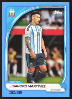 Lisandro Martínez, Kartička, 2026 Topps Argentina Collector Tin, LIMIT