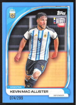 Kevin Mac Allister, Kartička, 2026 Topps Argentina Collector Tin, LIMIT