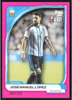 José Manuel López, Kartička, 2026 Topps Argentina Collector Tin, LIMIT