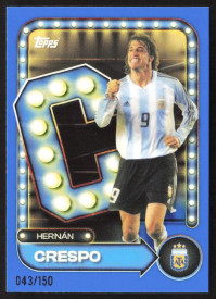 Hernán Crespo, Kartička, 2026 Topps Argentina Collector Tin, LIMIT