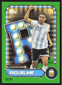 Juan Román Riquelme, Kartička, 2026 Topps Argentina Collector Tin, LIMIT