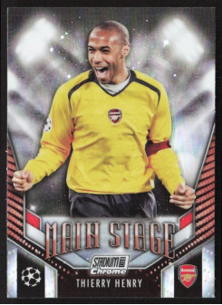 Thierry Henry, Kartička, 2023-24 Topps Stadium Club Chrome UEFA Club Competitions, INSERT