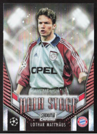 Lothar Matthäus, Kartička, 2023-24 Topps Stadium Club Chrome UEFA Club Competitions, INSERT