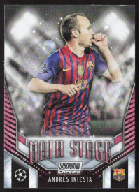 Andres Iniesta, Kartička, 2023-24 Topps Stadium Club Chrome UEFA Club Competitions, INSERT