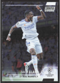 David Alaba, Kartička, 2021-22 Topps Stadium Club Chrome UEFA Champions League, BASE