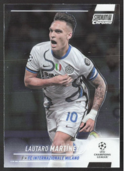 Lautaro Martínez, Kartička, 2021-22 Topps Stadium Club Chrome UEFA Champions League, BASE