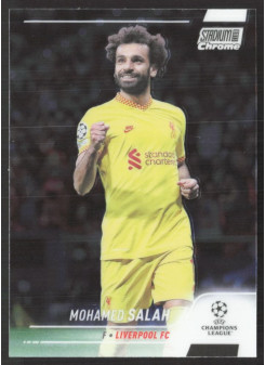 Mohamed Salah, Kartička, 2021-22 Topps Stadium Club Chrome UEFA Champions League, BASE