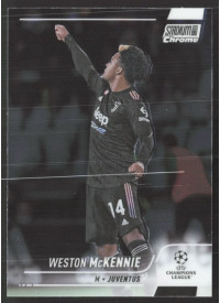 Weston McKennie, Kartička, 2021-22 Topps Stadium Club Chrome UEFA Champions League, BASE