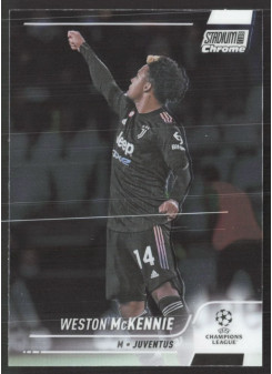 Weston McKennie, Kartička, 2021-22 Topps Stadium Club Chrome UEFA Champions League, BASE