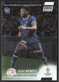 Nuno MendesRC, Kartička, 2021-22 Topps Stadium Club Chrome UEFA Champions League, BASE
