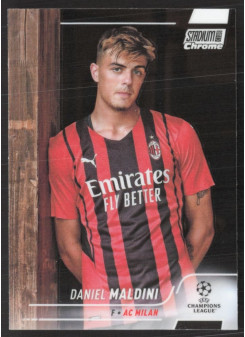 Daniel Maldini, Kartička, 2021-22 Topps Stadium Club Chrome UEFA Champions League, BASE