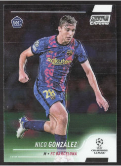 Nico GonzálezRC, Kartička, 2021-22 Topps Stadium Club Chrome UEFA Champions League, BASE