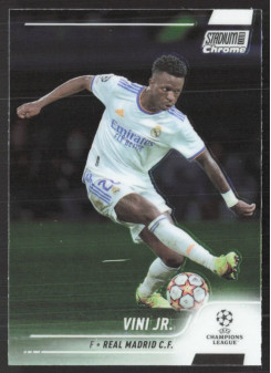 Vini Jr., Kartička, 2021-22 Topps Stadium Club Chrome UEFA Champions League, BASE