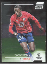 Timothy Weah, Kartička, 2021-22 Topps Stadium Club Chrome UEFA Champions League, BASE