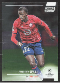 Timothy Weah, Kartička, 2021-22 Topps Stadium Club Chrome UEFA Champions League, BASE