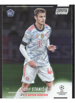 Josip StanišićRC, Kartička, 2021-22 Topps Stadium Club Chrome UEFA Champions League, BASE