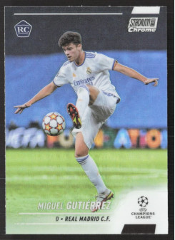 Miguel GutiérrezRC, Kartička, 2021-22 Topps Stadium Club Chrome UEFA Champions League, BASE