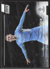 Phil Foden, Kartička, 2021-22 Topps Stadium Club Chrome UEFA Champions League, BASE