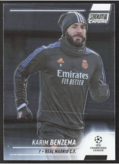 Karim Benzema, Kartička, 2021-22 Topps Stadium Club Chrome UEFA Champions League, BASE