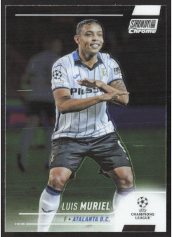 Luis Muriel, Kartička, 2021-22 Topps Stadium Club Chrome UEFA Champions League, BASE