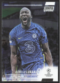 Romelu Lukaku, Kartička, 2021-22 Topps Stadium Club Chrome UEFA Champions League, BASE