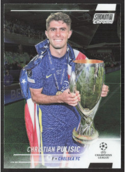 Christian Pulisic, Kartička, 2021-22 Topps Stadium Club Chrome UEFA Champions League, BASE