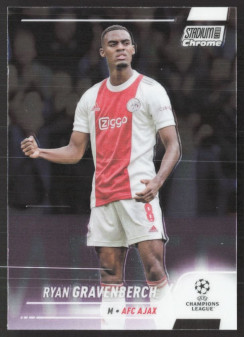 Ryan Gravenberch, Kartička, 2021-22 Topps Stadium Club Chrome UEFA Champions League, BASE