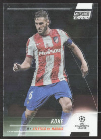 Koke, Kartička, 2021-22 Topps Stadium Club Chrome UEFA Champions League, BASE