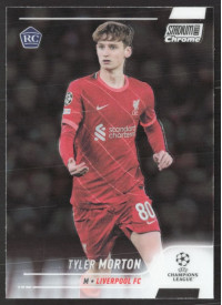Tyler MortonRC, Kartička, 2021-22 Topps Stadium Club Chrome UEFA Champions League, BASE