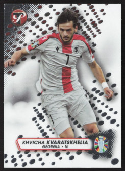 Khvicha Kvaratskhelia, Kartička, 2024 Topps Pristine Road to UEFA EURO, BASE