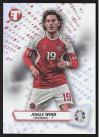 Jonas Wind, Kartička, 2024 Topps Pristine Road to UEFA EURO, Refractor