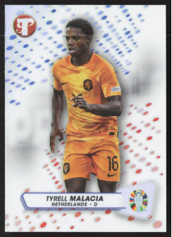 Tyrell Malacia, Kartička, 2024 Topps Pristine Road to UEFA EURO, Refractor