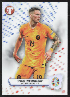 Wout Weghorst, Kartička, 2024 Topps Pristine Road to UEFA EURO, Refractor