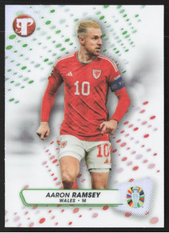 Aaron Ramsey, Kartička, 2024 Topps Pristine Road to UEFA EURO, Refractor