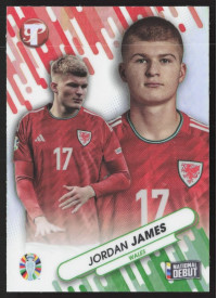 Jordan James, Card, 2024 Topps Pristine Road to UEFA EURO, INSERT