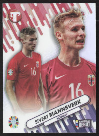 Sivert Mannsverk, Card, 2024 Topps Pristine Road to UEFA EURO, INSERT
