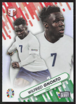 Wilfried Gnonto, Kartička, 2024 Topps Pristine Road to UEFA EURO, INSERT