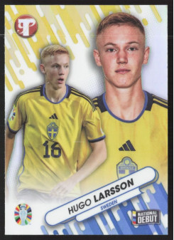 Hugo Larsson, Kartička, 2024 Topps Pristine Road to UEFA EURO, INSERT