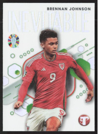 Brennan Johnson, Card, 2024 Topps Pristine Road to UEFA EURO, INSERT