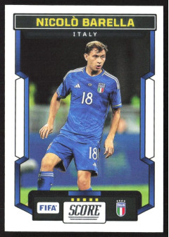 Nicolò Barella, Kartička, Panini Score FIFA Soccer 2023-24, BASE